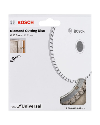 Алмазний круг Bosch ECO for Universal Turbo 125x22.23x2.4x7 мм