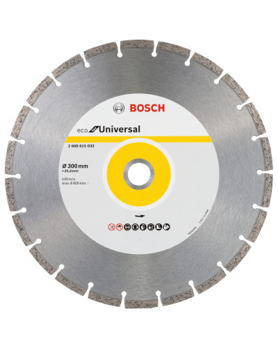 Алмазний круг Bosch ECO for Universal 300x25.4x3.2x8 мм