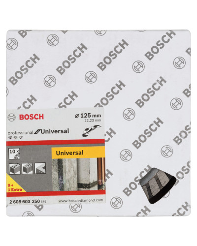 Алмазный круг Bosch Standard for Universal Turbo 125x22.23x2x10 мм, 10 шт
