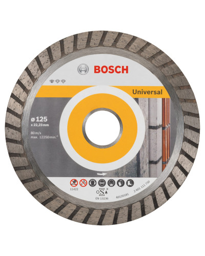 Алмазный круг Bosch Standard for Universal Turbo 125x22.23x2x10 мм, 10 шт