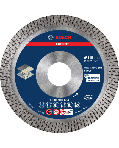 Алмазний диск Bosch Expert HardCeramic 115x22.23х1.4x10 мм