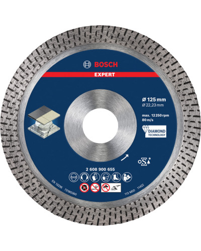 Алмазний диск Bosch Expert HardCeramic 125x22.23х1.4x10 мм