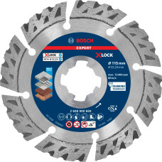 Алмазний диск Bosch Expert MultiMaterial X-Lock 115x22.23х2.4x12 мм