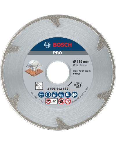 Алмазний круг Bosch PRO Marble 115x22.23x2.2x3 мм