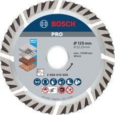 Алмазный круг Bosch PRO Multi Material 125х22.23х2х10 мм, 10 шт
