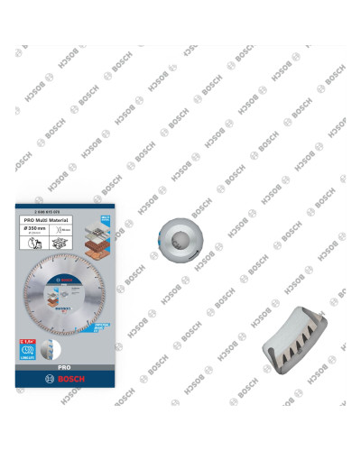 Алмазний круг Bosch PRO Multi Material 350х20х3.3х10 мм