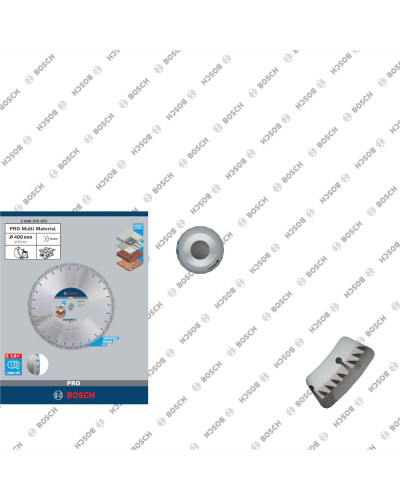 Алмазный круг Bosch PRO Multi Material 400х20х3.2х10 мм