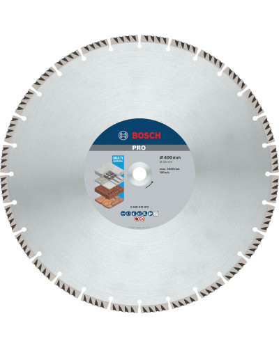 Алмазный круг Bosch PRO Multi Material 400х20х3.2х10 мм