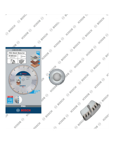 Алмазний круг Bosch PRO Multi Material 300х25.4х3.3х10 мм