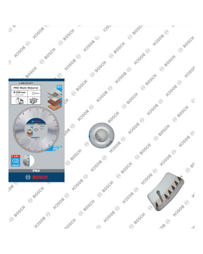 Алмазний круг Bosch PRO Multi Material 350х25.4х3.3х10 мм