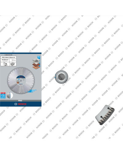 Алмазний круг Bosch PRO Multi Material 450х25.4х3.6х10 мм