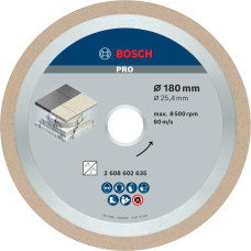 Алмазний круг Bosch PRO Ceramic 180x25.40x2.2x10 мм
