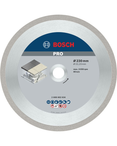 Алмазный круг Bosch PRO Ceramic 230x22.23x2.4x10 мм
