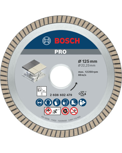 Алмазний круг Bosch PRO Ceramic 125x22.23x1.4x7 мм