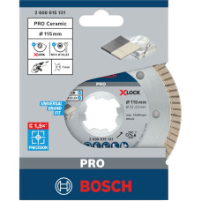 Алмазний круг Bosch PRO Ceramic X-Lock 115x22.23x1.4x7 мм