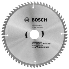 Пиляльний диск Bosch Eco for Aluminium 210x1.8/2.4x30 мм 64T