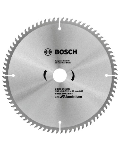 Пиляльний диск Bosch Eco for Aluminium 250x2.2/3x30 мм 80T