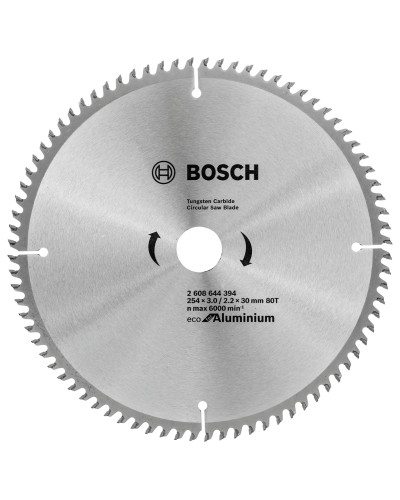 Пиляльний диск Bosch Eco for Aluminium 254x2.2/3x30 мм 80T