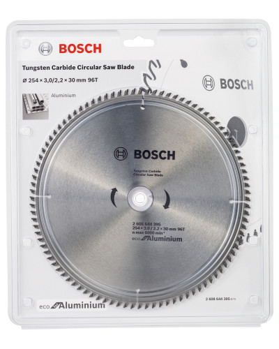Пиляльний диск Bosch Eco for Aluminium 254x2.2/3x30 мм 96T
