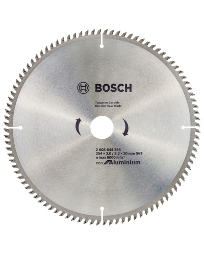 Пиляльний диск Bosch Eco for Aluminium 254x2.2/3x30 мм 96T