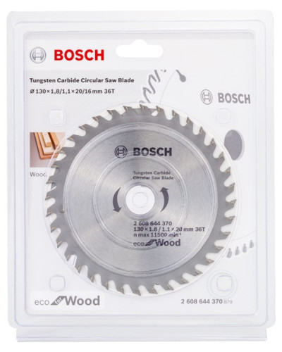 Пиляльний диск Bosch Eco for Wood 130x1.8/1.1x20/16 мм 36T