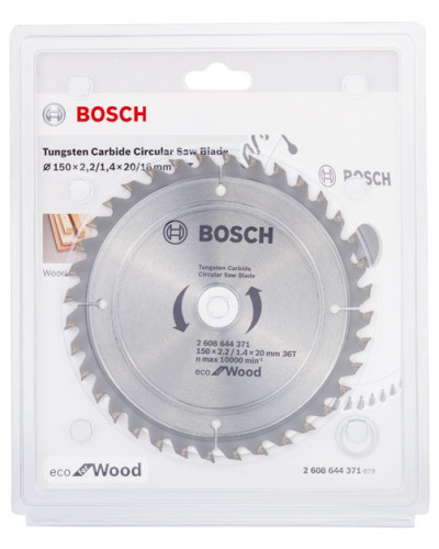 Пиляльний диск Bosch Eco for Wood 150x2.2/1.4x20/16 мм 36T