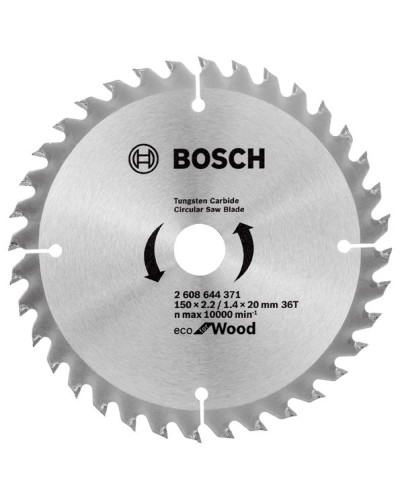 Пиляльний диск Bosch Eco for Wood 150x2.2/1.4x20/16 мм 36T