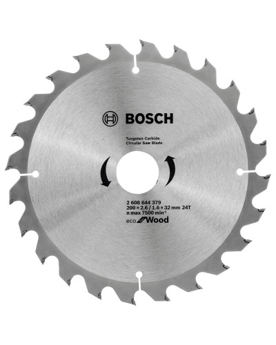 Пиляльний диск Bosch Eco for Wood 200x1.6/2.6x32 мм 24T