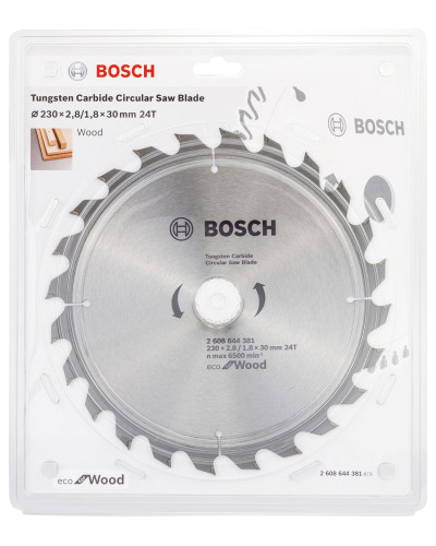 Пиляльний диск Bosch Eco for Wood 230x1.8/2.8x30 мм 24T