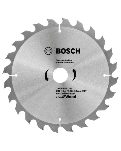 Пиляльний диск Bosch Eco for Wood 230x1.8/2.8x30 мм 24T