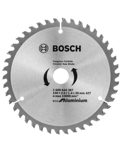 Пиляльний диск Bosch Eco for Aluminium 150x1.4/2x20/16 мм 42T