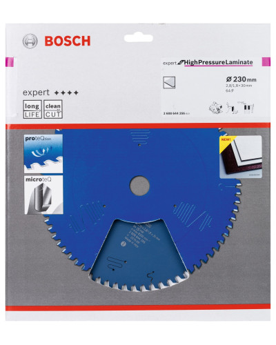 Пиляльний диск Bosch Expert for High Pressure Laminate 230x2.8/1.8x30 мм, 64 HLTCG