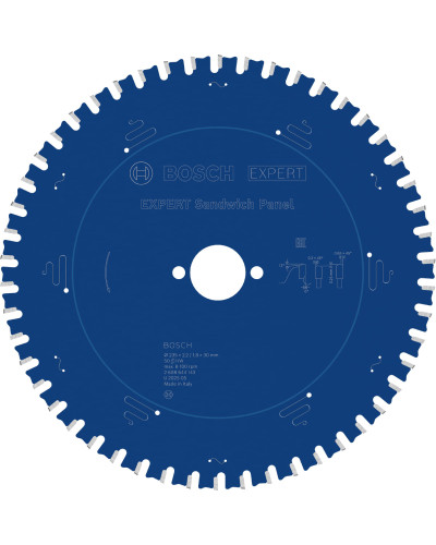 Пильный диск Bosch Expert Sandwich Panel 235x2.2/1.8x30 мм T50