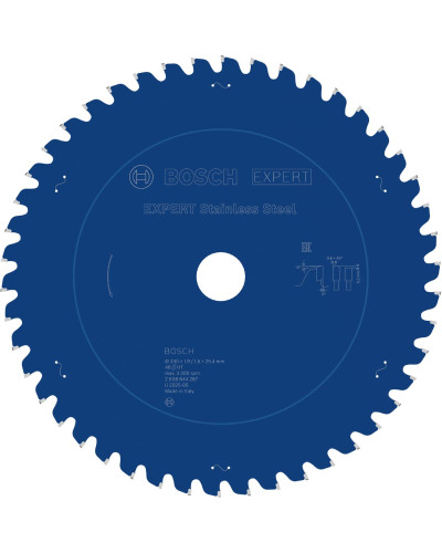 Пильный диск Bosch Expert Stainless Steel 230x1.9/1.6x25.4 мм T46