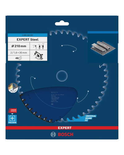 Пиляльний диск Bosch Expert Steel 210x2/1.6x30 мм T48
