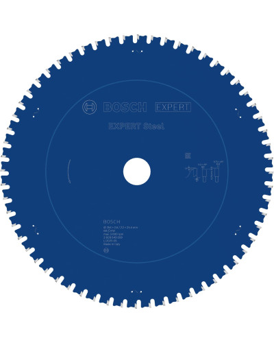 Пильный диск Bosch Expert Steel 254x2.6/2.2x25.4 мм T60