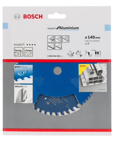 Пиляльний диск Bosch Expert for Aluminium 140x1.8/1.3x20 мм, 42 HLTCG