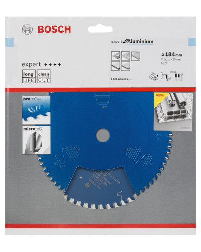 Пиляльний диск Bosch Expert for Aluminium 184x2.6/1.6x20 мм, 56 HLTCG