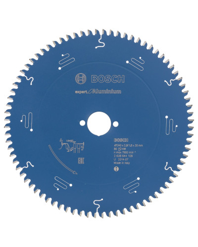 Пильный диск Bosch Expert for Aluminium 240x2.8/1.8x30 мм, 80 HLTCG