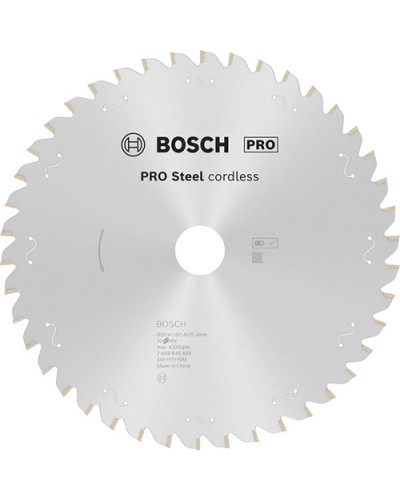 Пиляльний диск Bosch PRO Steel 203х1.8/1.4х25.4 мм Т42