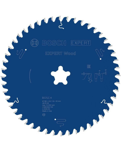 Пильный диск Bosch Expert Wood 190x2.6/1.6xFF мм, T48