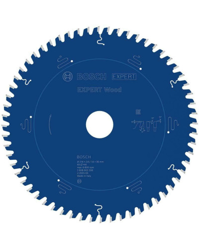 Пильный диск Bosch Expert Wood 216x2.6/1.6x30 мм, Т60