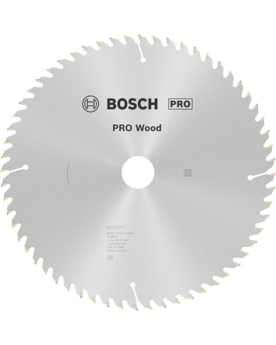 Пиляльний диск Bosch PRO Wood 250x3.2/3.2x30 мм, T60