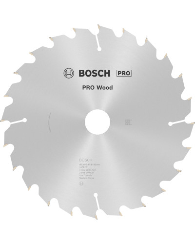Пиляльний диск Bosch PRO Wood 230x2.8/1.8x30 мм T24