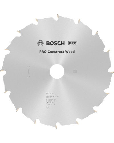 Пиляльний диск Bosch PRO Construct Wood 230x2.8/1.8x30 мм Т16