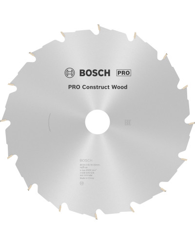 Пиляльний диск Bosch PRO Construct Wood 235x2.8/1.8x30 мм Т16