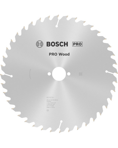 Пильный диск Bosch Pro Wood 254x2.8/1.8x30 мм, 60 АТB