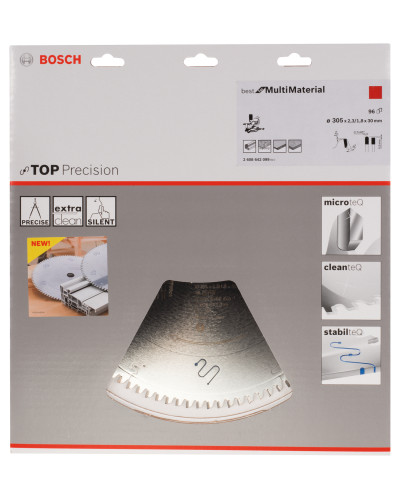 Пильный диск Bosch Top Precision Best for Multi Material 305х2.3/1.8х30 мм Т96