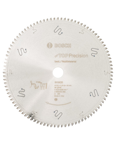 Пильный диск Bosch Top Precision Best for Multi Material 305х2.3/1.8х30 мм Т96