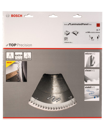 Пильный диск Bosch Top Precision Best for Laminated Panel Fine 300х3.2/2.2х30 мм Т96